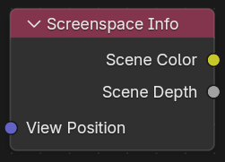 Screenspace Info